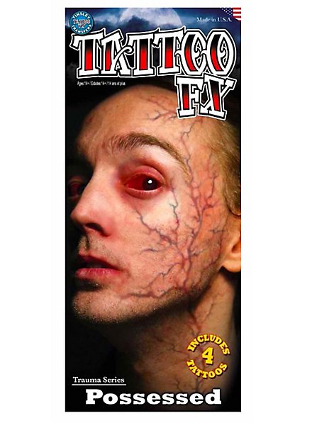 Tatuaje Adhesivo De Poseído