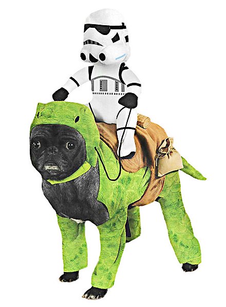 Taurücken mit Stormtrooper Star Wars Hundekostüm