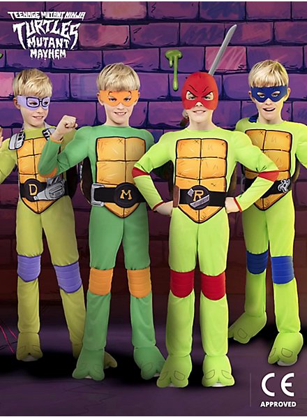 Sandali Ufficiali TMNT Tartarughe Ninja Per Bambini Con Ciondoli Leo, Mikey, Donnie, Raph