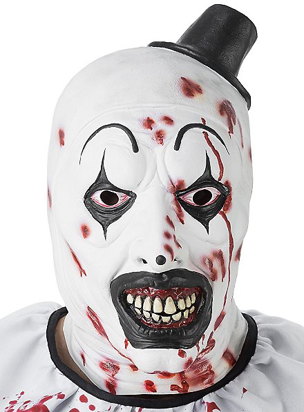 Maschera Terrifier Art The Clown In Lattice | Spaventosa Per Halloween Cosplay | Con Bandana | Taglia Unica - 2
