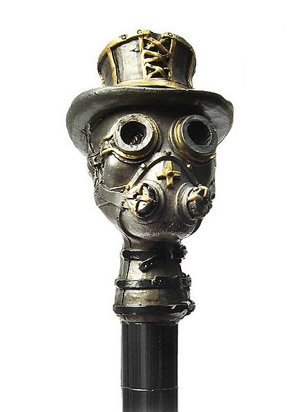 Testa di bastone da passeggio steampunk