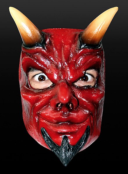 Teufelsmaske aus Latex