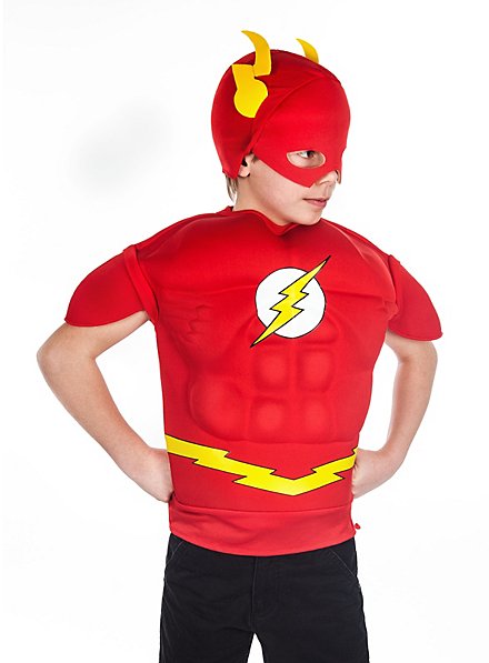 The Flash Muscle Shirt Kids Costume