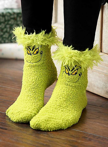 The Grinch plush socks - maskworld.com