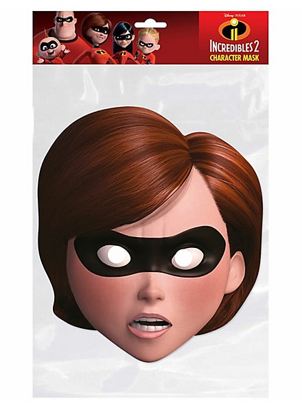 The Incredibles Mrs. Incredible cardboard mask