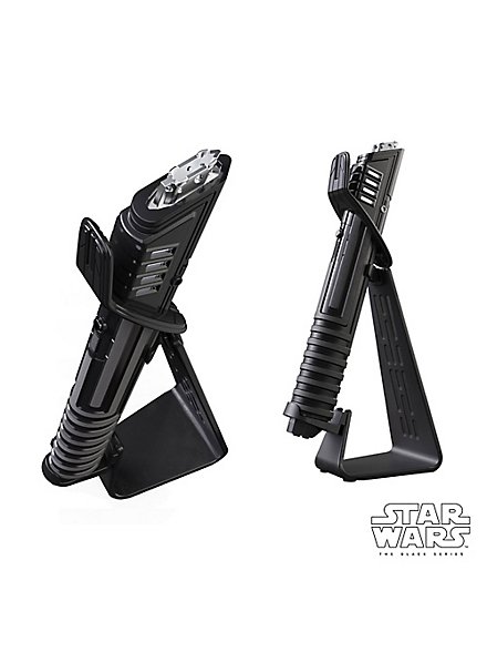 その他 1/1 DARKSABER FORCE FX ELITE LIGHTSABER Star Wars The Black Series Mandalorian Darksaber Force FX