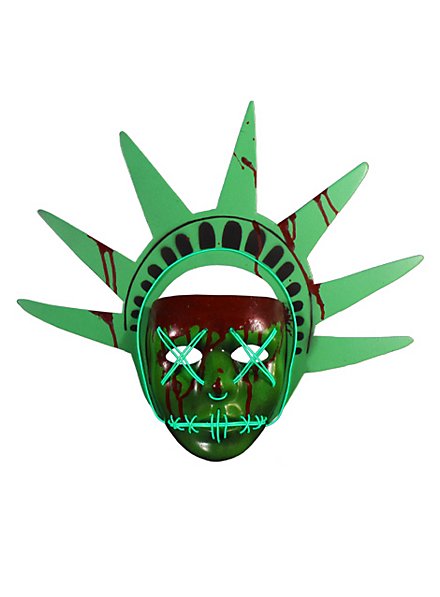 The Purge Lady Liberty Mask