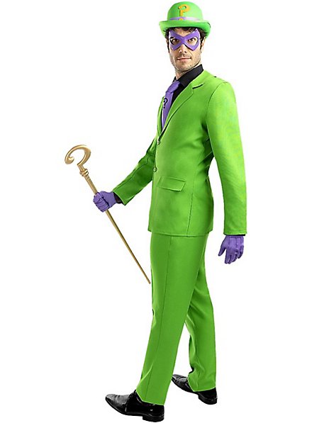 Question Mark Riddler Suit The Riddler - Question Mark Walking Stick - maskworld.com