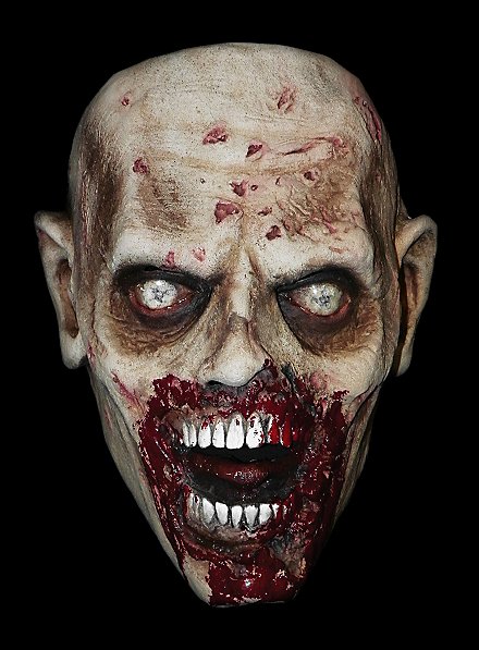 The Walking Dead Beißer Zombie Maske aus Latex