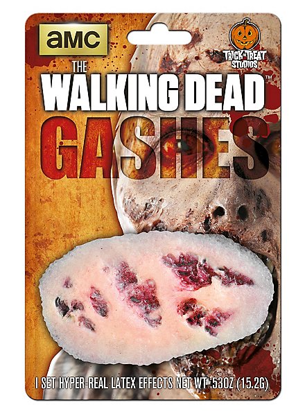 The Walking Dead Gashes Latex Prosthetics