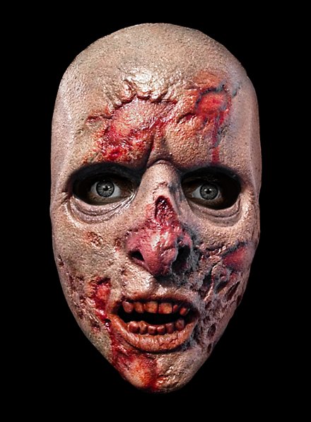 The Walking Dead Gefängnis Zombie Halbmaske aus Latex