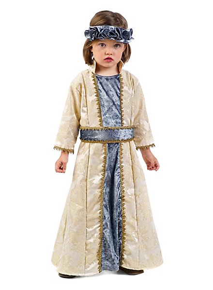 Throne heiress medieval costume for children