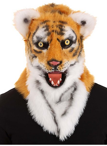 Tiger Maske mit beweglichem Mund