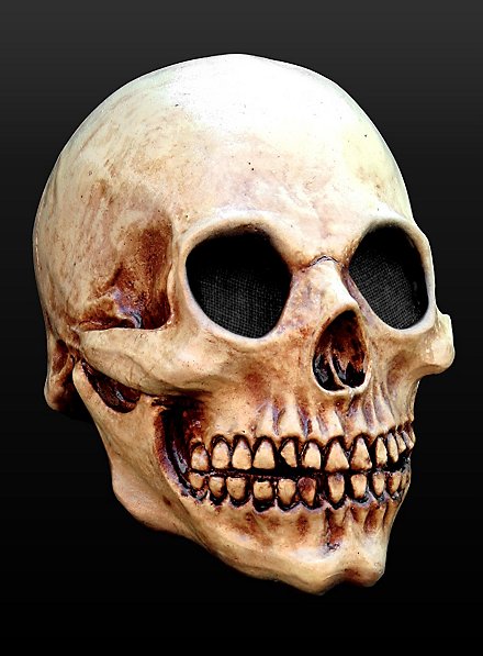 Totenschädel Maske aus Latex
