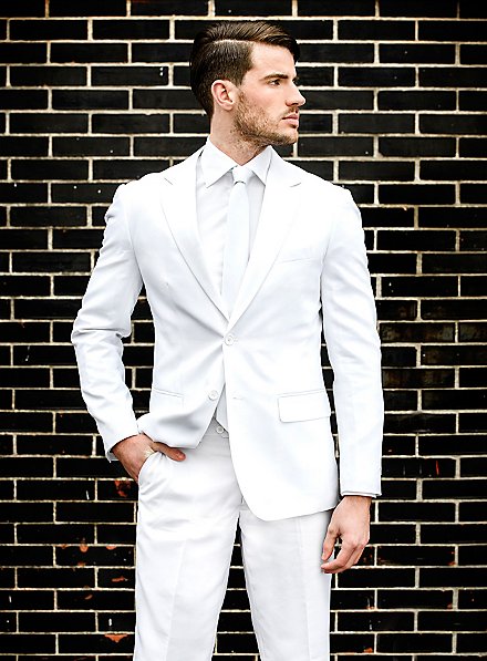 Traje OppoSuits White Knight