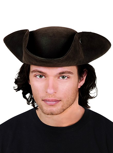 Tricorne Hat brown 