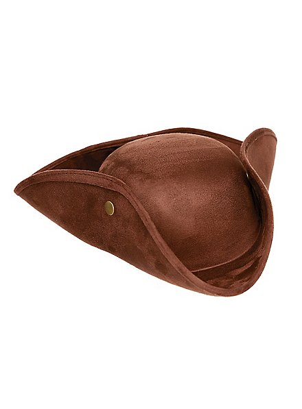 Tricorne simple brun