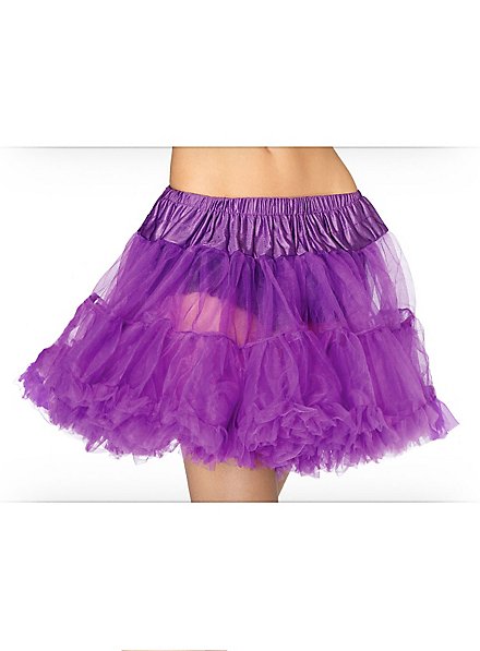 Tulle sottoveste viola