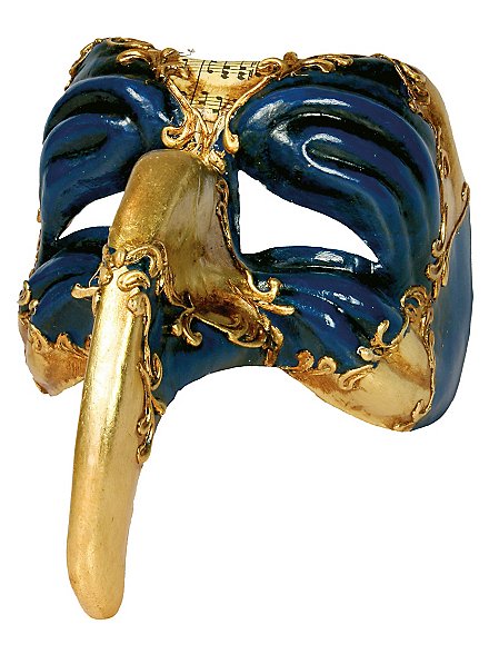 Turchetto oro blu - Maschera veneziana