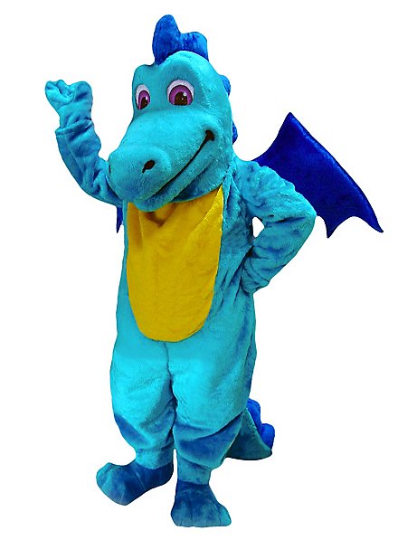 Turquoise Dragon Mascot