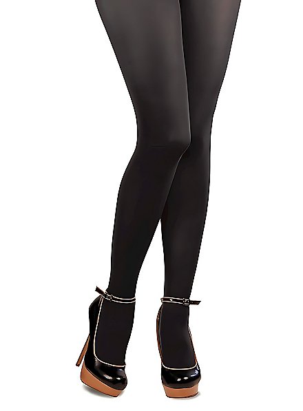 Uigennemsigtige sorte strømpebukser