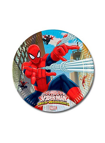 Ultimate Spider-Man Pappteller 8 Stück