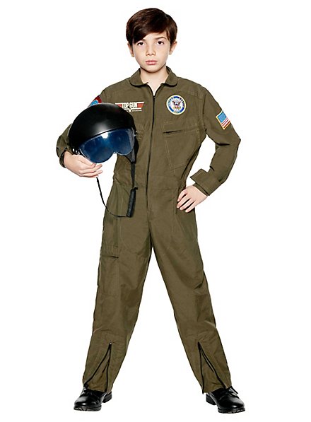 US Navy Top Gun Kampfpilot Kostüm für Kinder