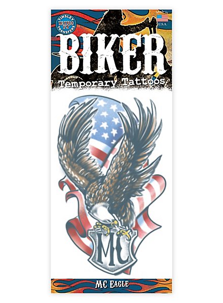 USA Biker Klebe-Tattoo