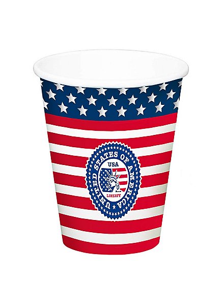 USA Super Bowl Party gobelet en carton 8 pièces