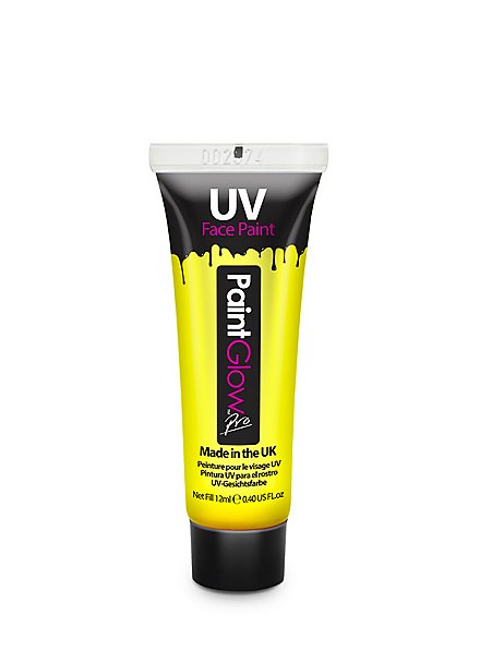 UV Body Paint Tube yellow