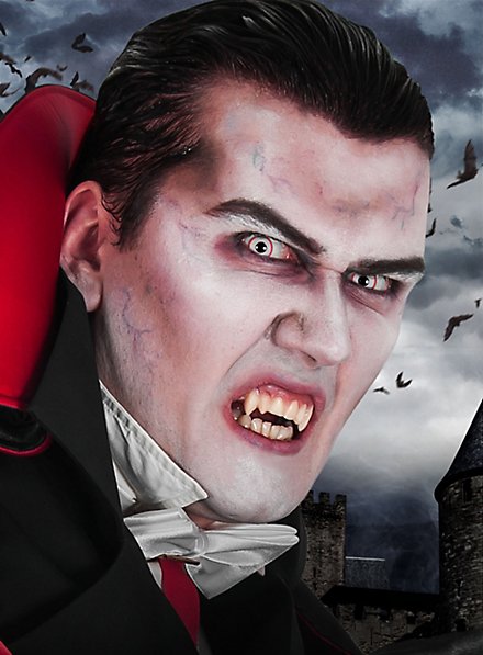 Halloween Kostüm Set Zubehör Maske Vampir Schminke Blut gruselig Karneval Party 