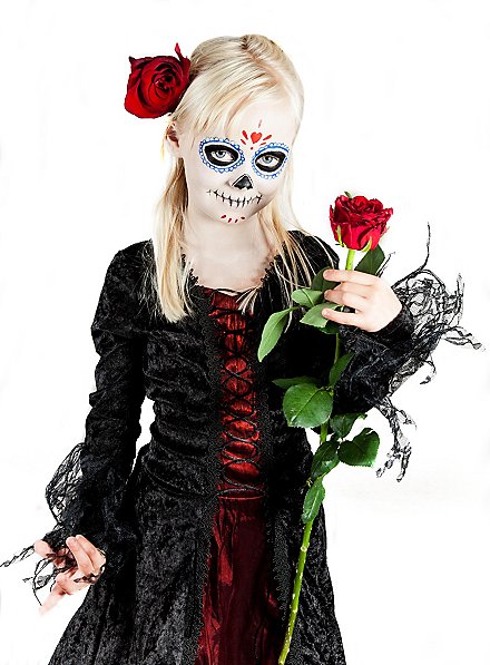 Mädchen-Kostüm Rose Vampiress – Nachhaltig & Wiederverwendbar Aus Recycelten Materialien