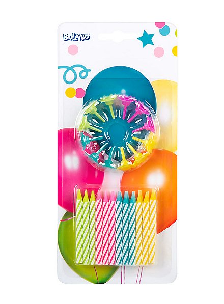 Velas De Cumpleaños 24 Piezas