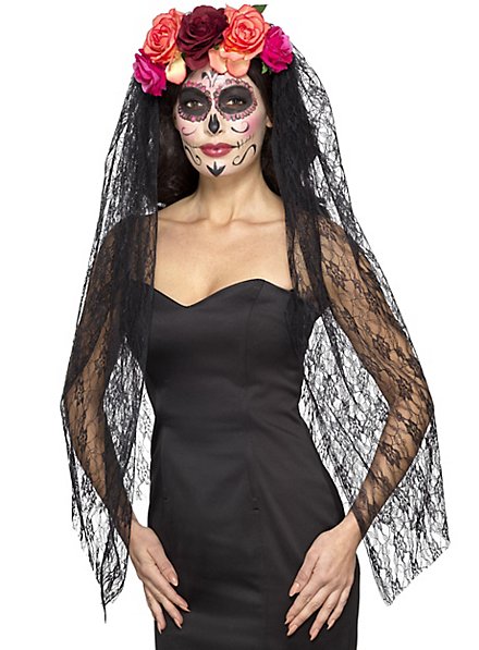 Velo Para El Cabello Sugar Skull