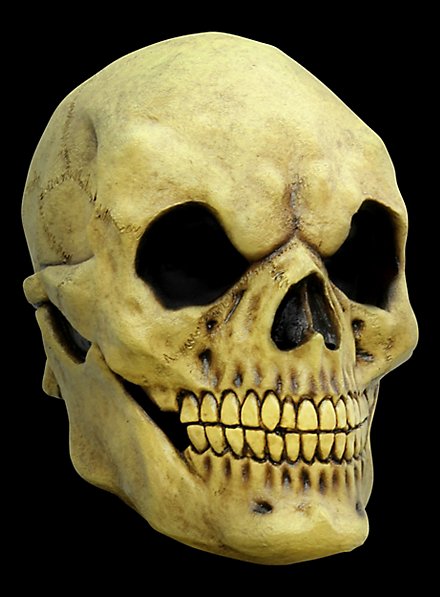 Vergeelde schedel masker van de gruwel
