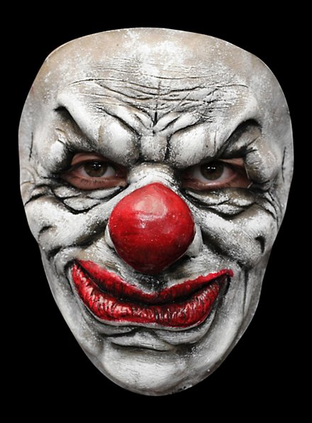 Verschmierter Clown Maske des Grauens