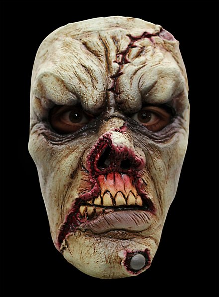 Verwundeter Zombie Maske des Grauens