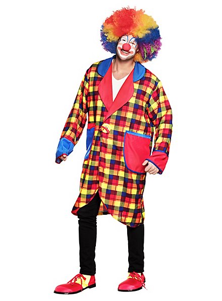 Veste de clown à carreaux