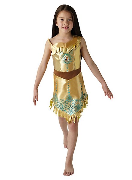 Vestido Brillante de la Princesa Disney Pocahontas para Niñas