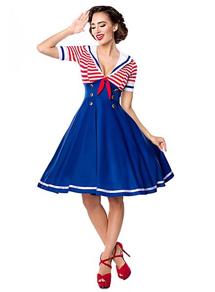 Vintage Swing Dress Sailor