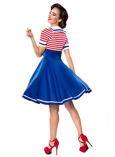 Vintage Swing Dress Sailor - maskworld.com