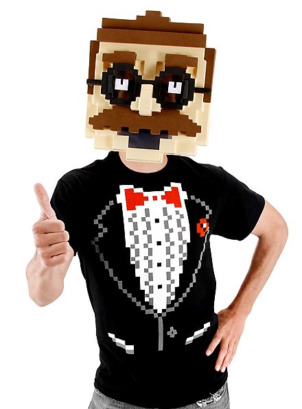 Visage pixelisé