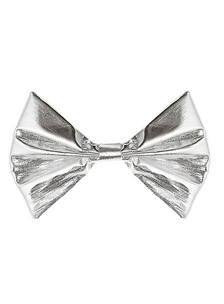Vlinderdas Zilver Metallic