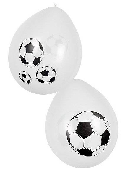 Voetbal ballonnen 6 stuks
