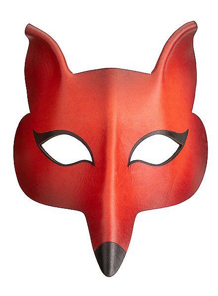 Volpe Femmina de cuoio Masque en cuir vénitien