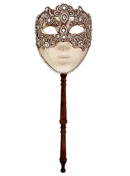 ベネチアンマスク Volto Macrame Maschile Silver