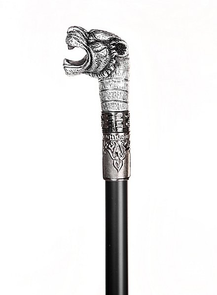 walking stick lion head