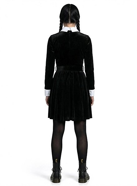 black and white wednesday dress Wednesday Addams Costume for Girls main image 1