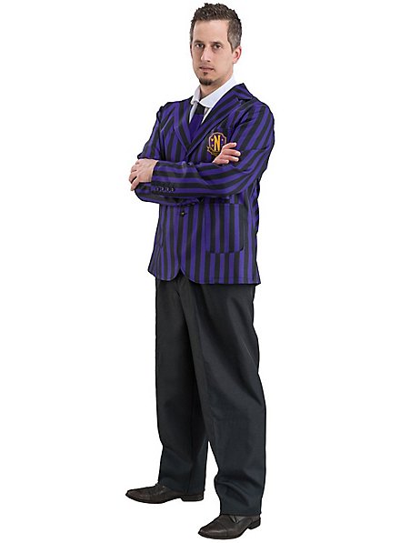Wednesday Schuluniform schwarz-violett für Männer