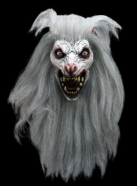 Weißer Werwolf Maske
